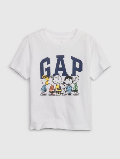 Άσπρη Νηπιακή Peanuts Graphic Μπλούζα-667443001