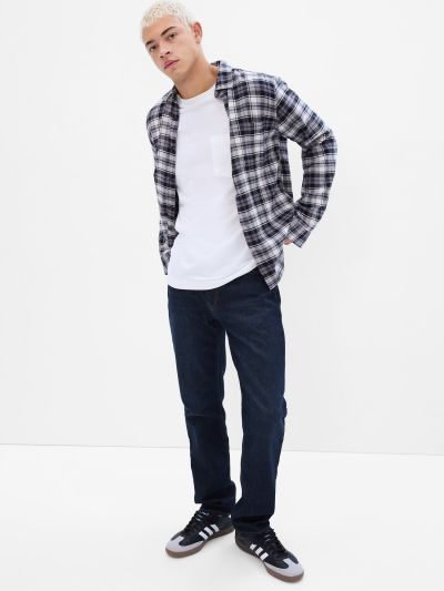 Μπλε Straight Fit Jeans-497151000