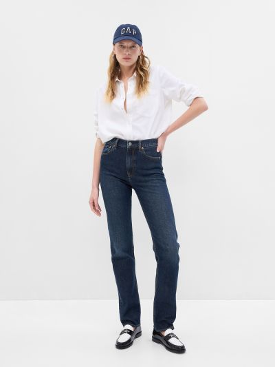 High Rise '90s Straight Jeans-728815000