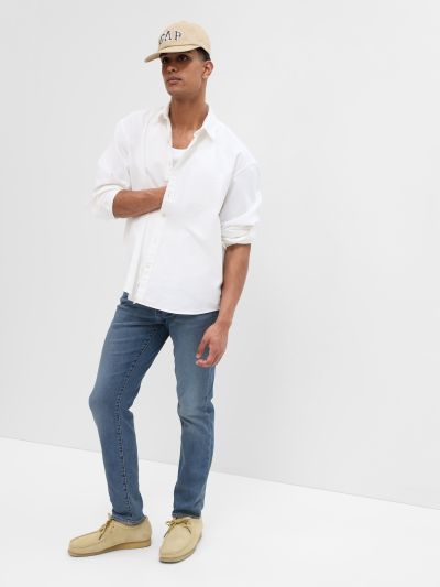 Multi Slim GapFlex Soft Wear Jean Παντελόνι με Washwell-787607000