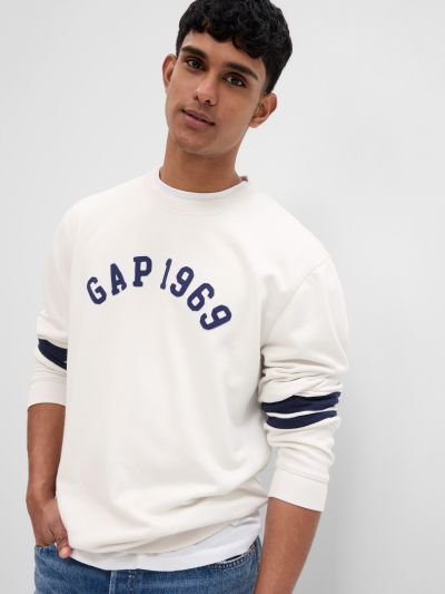 Μπεζ Gap 1969 Arch Logo Μπλούζα-664496000