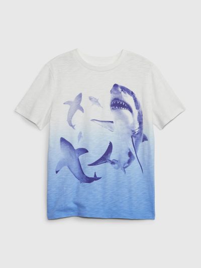 Άσπρη Παιδική Animal Graphic Μπλούζα-668057000