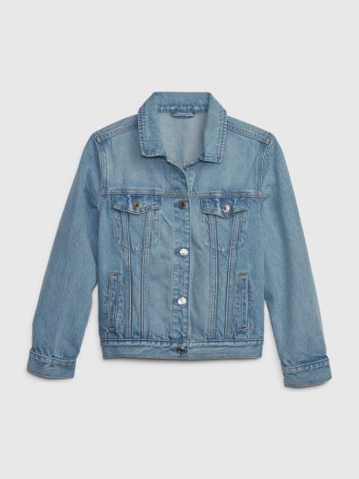 Μπλε Παιδικό Denim Icon Πανωφόρι με Washwell-786740000
