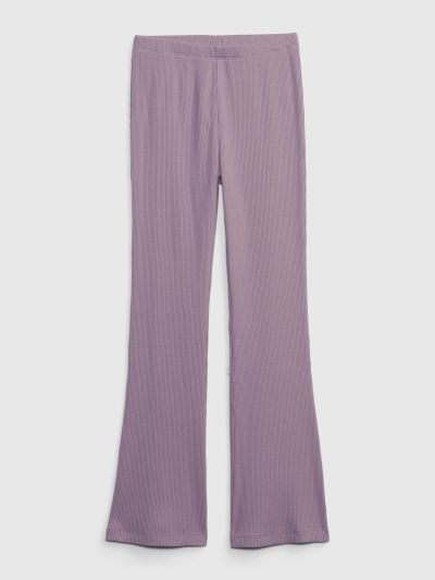 Μωβ Παιδικό Softspun Rib Flare Legging Κολάν-739986002