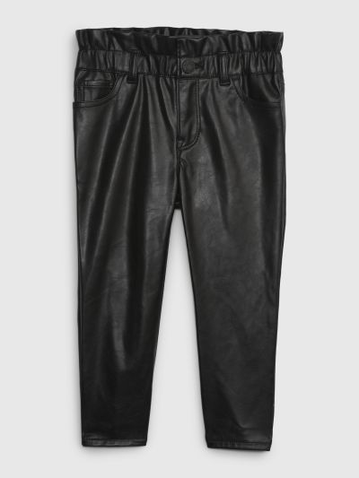 Μαύρο Νηπιακό Faux-Leather Just Like Mom Jean Παντελόνι-780091000
