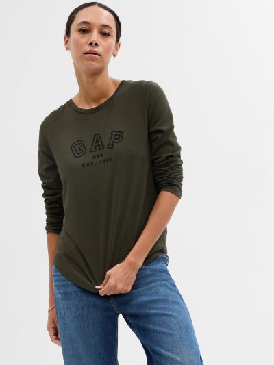 Πράσινη Gap Arch Logo Μπλούζα-757498000