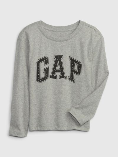 Kids Rhinestone Gap Arch Logo T-Shirt-787249001