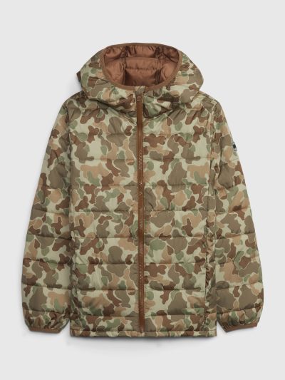 Πράσινο Παιδικό ColdControl Puffer Μπουφάν-726305000