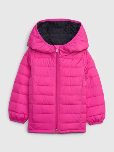 Ροζ babyGap ColdControl Puffer Μπουφάν-726304000