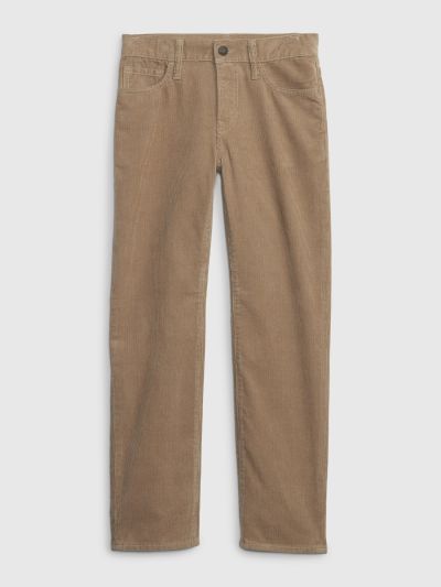 Καφέ Παιδικό Original Straight Corduroy Jean Παντελόνι με Washwell-728666003
