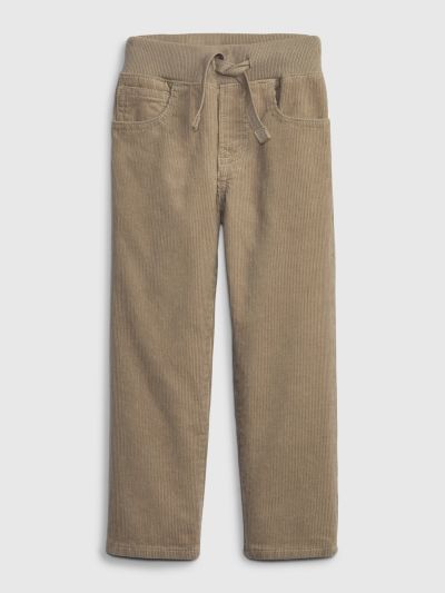 Καφέ Νηπιακό '90s Original Straight Κοτλέ Παντελόνι με Washwell-779355001