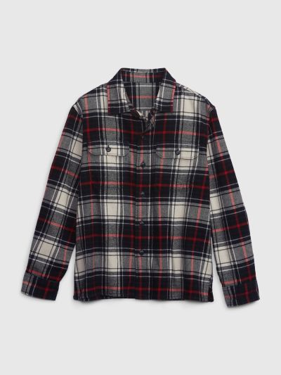Παιδικό 100% Οργανικό Βαμβάκι Flannel Πουκάμισο-729978004