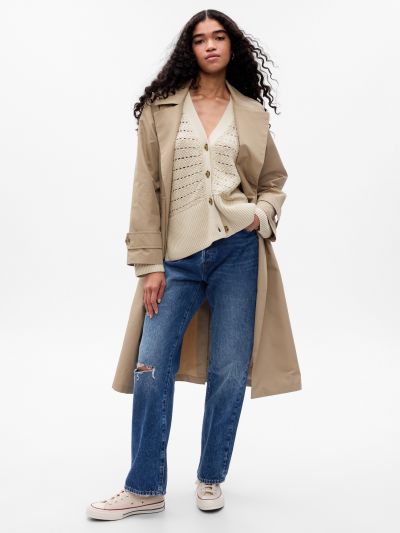 24/7 Split-Hem Crochet Ζακέτα-814403001