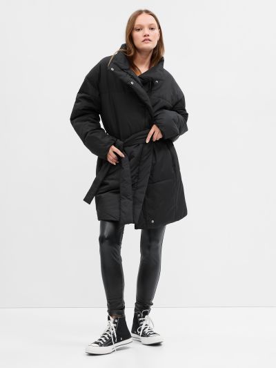 Μαύρο Oversized ColdControl Φουσκωτό Μπουφάν-743422000