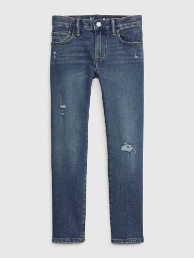 Μπλε Παιδικό Slim Jean Παντελόνι με Washwell-728676000