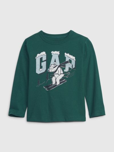 Πράσινη babyGap 100% Οργανικό Βαμβάκι Mix and Match Graphic Μπλούζα-809651004