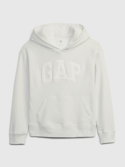 Μπεζ Παιδικό Sherpa Arch Logo Φούτερ-831261000