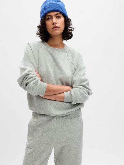 Γκρι Vintage Soft Raglan Φούτερ-765585000