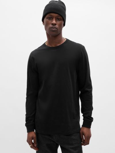 Μαύρη Everyday Soft Crewneck Μπλούζα-745122009