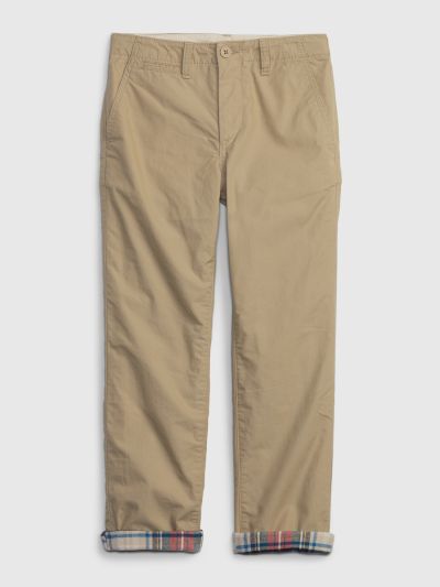 Καφέ Παιδικό Lined Khakis Παντελόνι-816764002