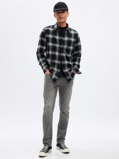 Γκρι Slim Soft Denim Παντελόνι-749094000