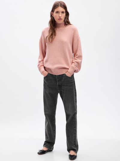 CashSoft Mockneck Sweater-792264000