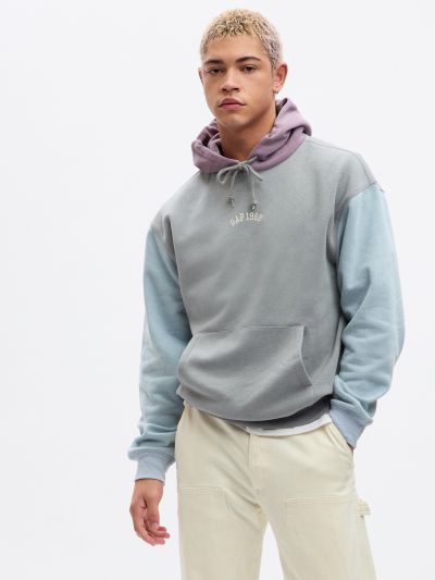 Γκρι Gap Arch Logo Colorblock Φούτερ-829086000