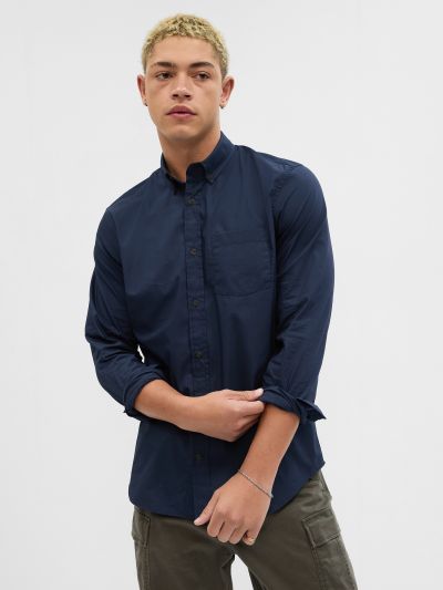 All-Day Ποπλίνα Πουκάμισο σε Standard Fit-787625001