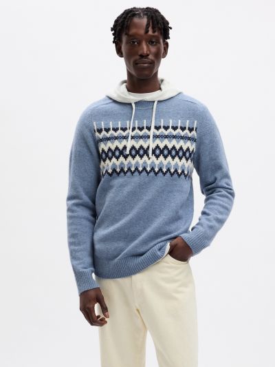 Fair Isle Crewneck Sweater-815211000