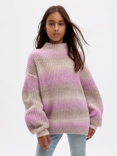 Παιδικό Ριγέ Mockneck Πουλόβερ-825141000