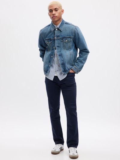 Γκρι City Jean Παντελόνι σε Slim Fit με GapFlex Max-876543001