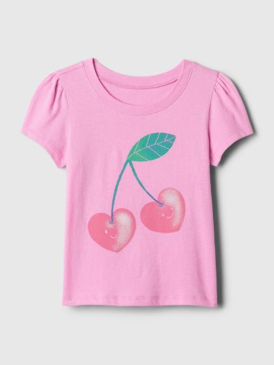 Ροζ babyGap Mix and Match Graphic Μπλούζα-854865005
