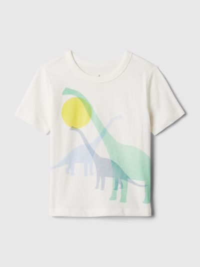 Άσπρη babyGap Mix and Match Graphic Μπλούζα-886978001