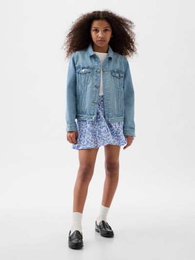 Μπλε Παιδική Ruffle Skort Φούστα-871144002