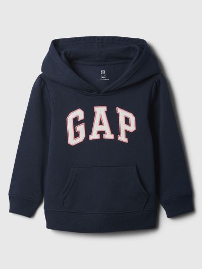 Μπλε babyGap Gap Logo Φούτερ με Κουκούλα-618806002