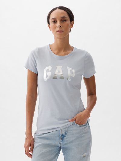 Γκρι Gap Logo Μπλούζα-891729000