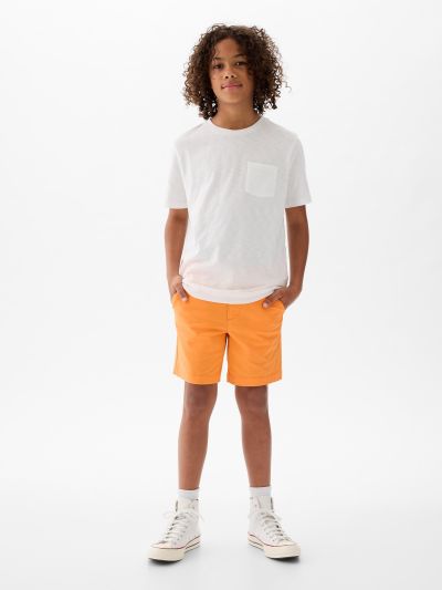 Πορτοκαλί Παιδικό Twill Easy Σορτς-858601000