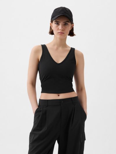 GapFit Studio Rib V-Neck Brami-870550003