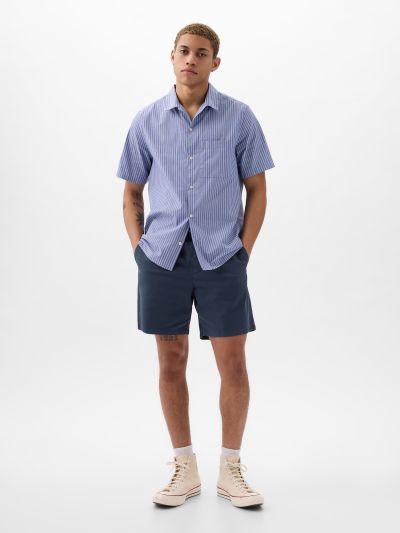 Γκρι 7ίντσες Easy Σορτς με E-Waist-880828004