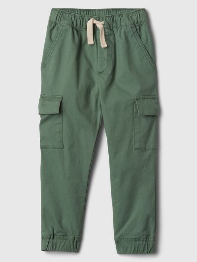 Πράσινη babyGap Pull-On Cargo Jogger Φόρμα-882100001