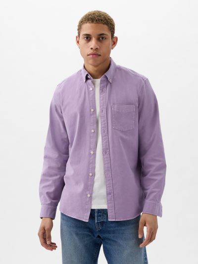 Μωβ Oxford Πουκάμισο σε Standard Fit-881132000