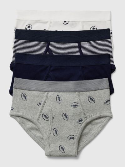 Kids Organic Cotton Briefs (4-Pack)-879100000