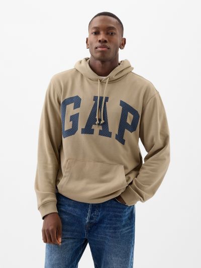Μπεζ Gap Arch Logo Φούτερ-862302000