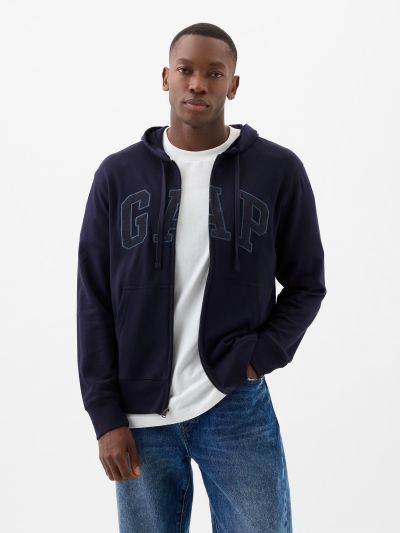 Μπλε Gap Logo Zip Φούτερ-868454001