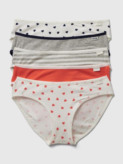 Ροζ Παιδικά Bikini Briefs Εσώρουχα (5-Pack)-878920000
