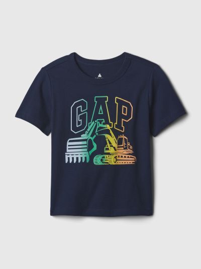 Άσπρη babyGap Mix and Match Graphic Μπλούζα-886978000