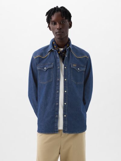 GAP × DAP Denim Western Shirt-890841000