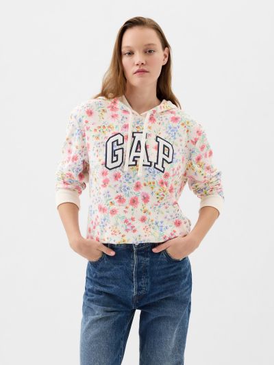 Gap Logo Print Hoodie-870539000