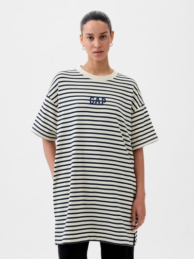 Μπλε Gap Logo Sweatshirt Φόρεμα-870986000