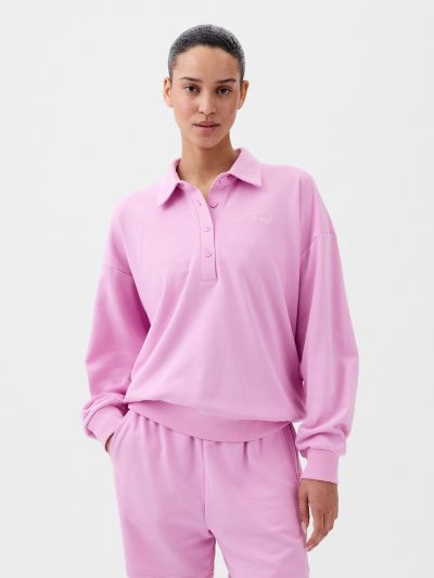 Ροζ Gap Logo Polo Φούτερ-870977001
